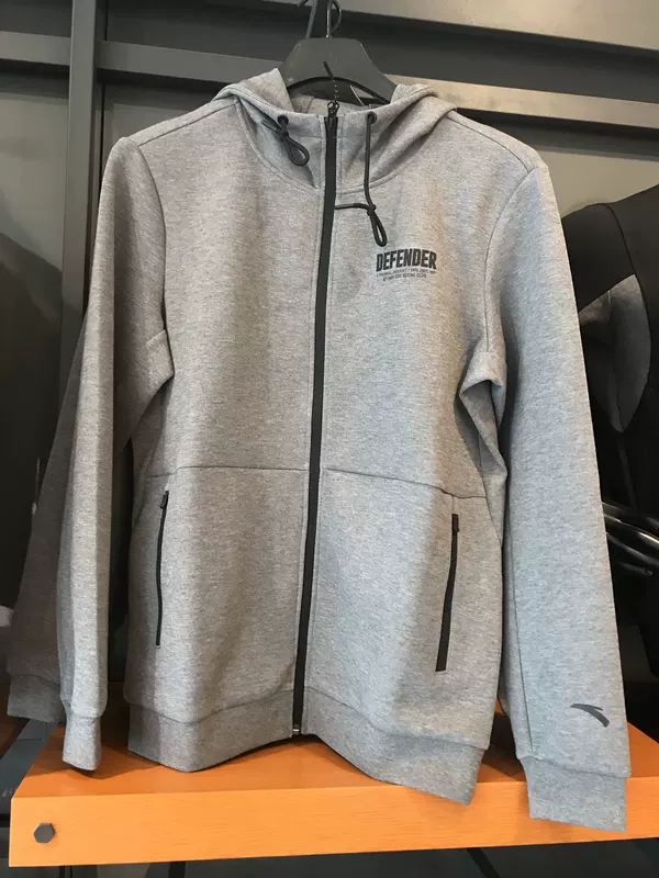 Áo khoác thể thao nam Anta 2018 mùa thu mới đan áo khoác cardigan áo khoác trùm đầu 15839420