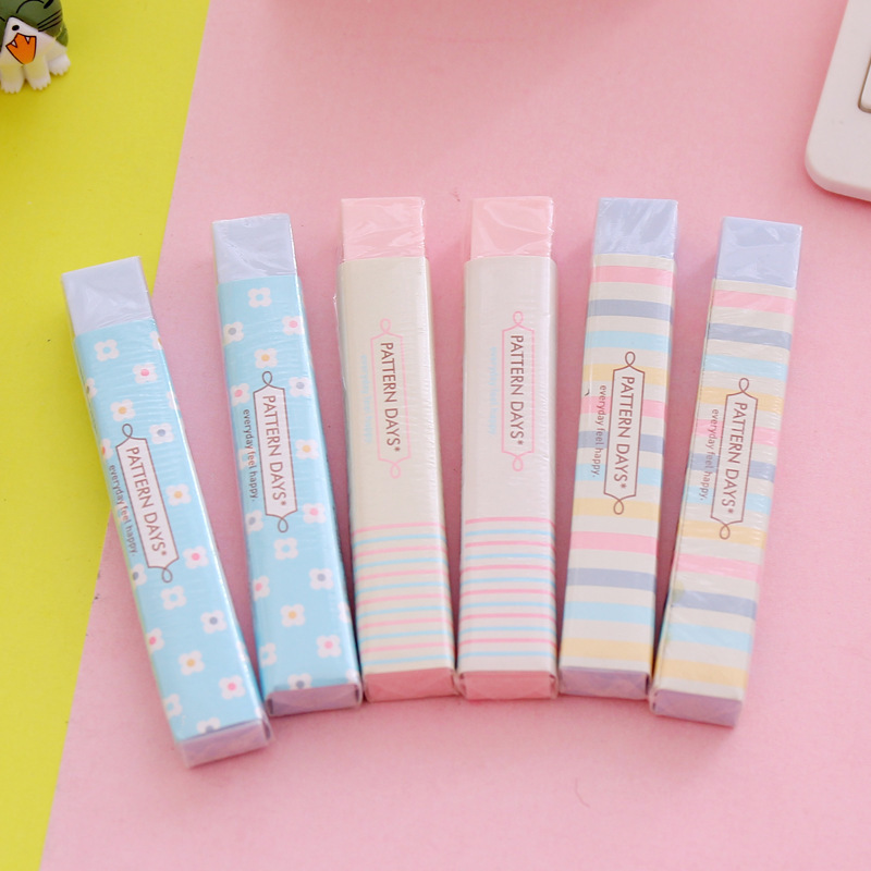 Creative Elementary School Students Prizes Strip Erasers Erasers Children School Season Gifts Study Supplies Stationery Kindergarten Gifts
