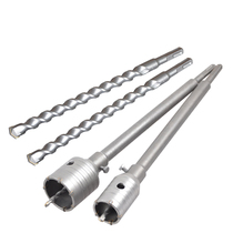 Impact drill air conditioning water pipe drilling drill bit to drill cement electric hammer drill bit wall hole opener to drill through the wall hole