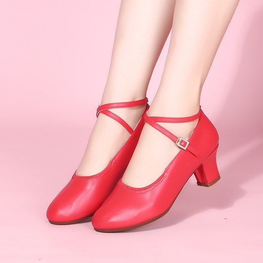 夏季中跟拉丁舞鞋女模特旗袍走秀高跟维族银色跳舞演出新疆舞蹈鞋