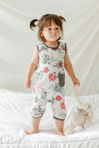 Nest Designs baby onesie summer gauze thin breathable male and female baby sleeveless romper romper