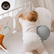 Nest Designs crib surround organic cotton anti-collision baby protective cover anti-fall cotton soft bag universal