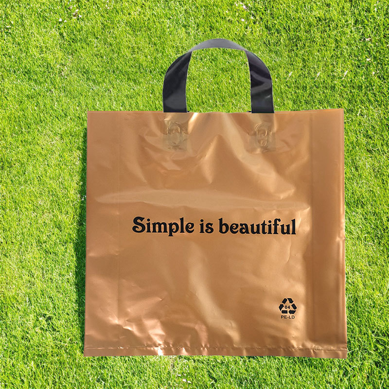 Golden Clothing Store Tote Bag, Trendy and Simple, Thickened Shopping Bag for Clothes, Large and Small Shoe Box Handbag