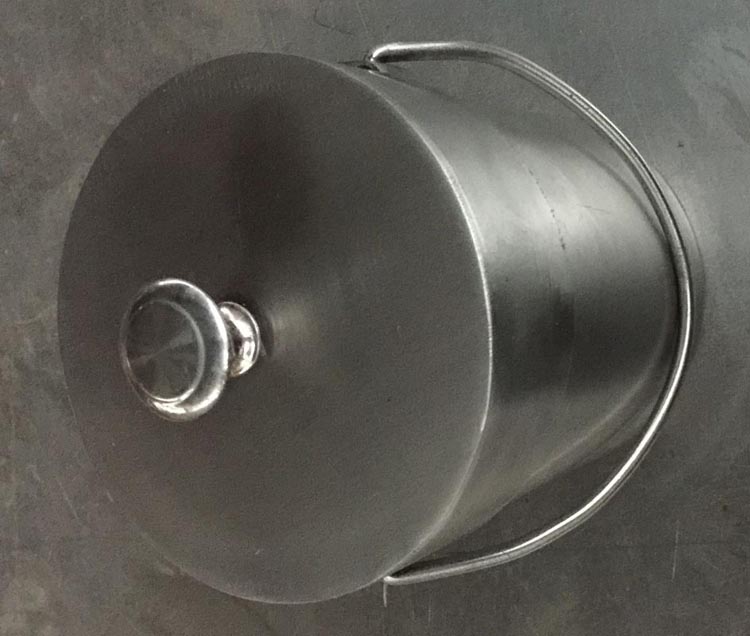 Hộp chì hộp phóng xạ nguồn thép không gỉ lưu trữ bể chống bức xạ chất thải lưu trữ chất thải công nghiệp xô bẩn áo bảo hộ lao động
