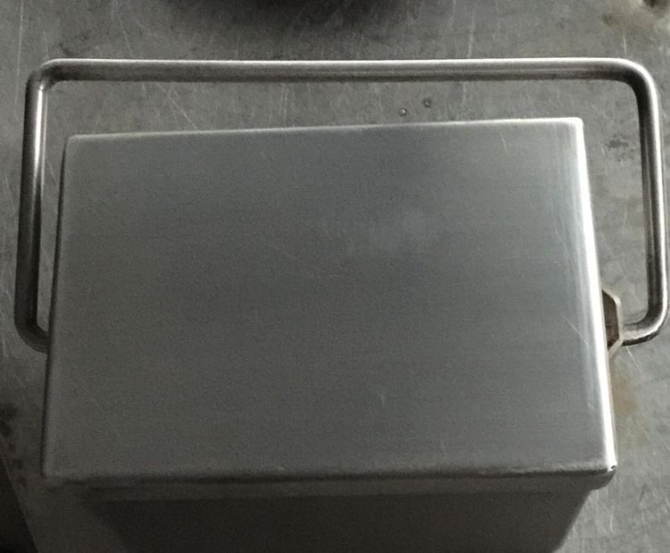 Hộp chì hộp phóng xạ nguồn thép không gỉ lưu trữ bể chống bức xạ chất thải lưu trữ chất thải công nghiệp xô bẩn áo bảo hộ lao động