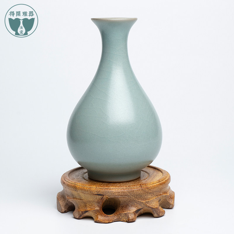 takekore】舜陶窯 礫亭造 色絵花瓶 壺 花入 花器 c03 舜陶