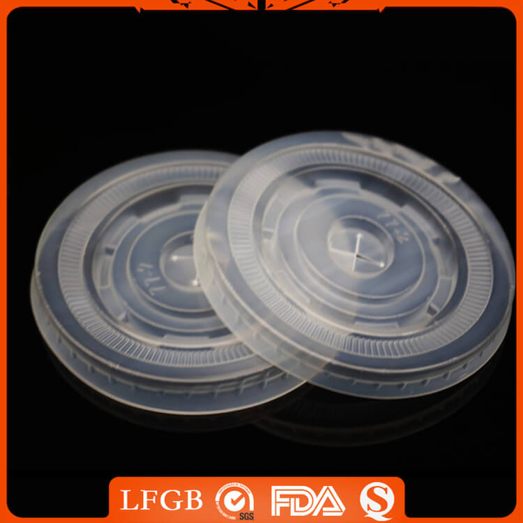 Customized soy milk cup cover of disposable soy milk cup diameter 8cm 90mm plastic lid