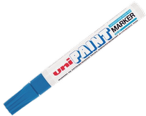 Mitsubishi Paint Pen PX-20 Light Blue Fill Lacquered Pen Uni PAINT MARKER WATER COLOR PAINT OIL PEN