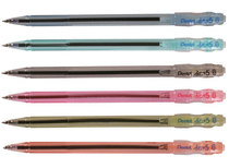 Flying Dragon Pentel fine character Ball Pen BK65 transparent color Rod Ball point Pen Ball Ball point Pen