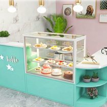 Cake cabinet refrigerated display cabinet commercial fruit dessert pastry mousse western cooked food desktop air-cooled fresh freezer