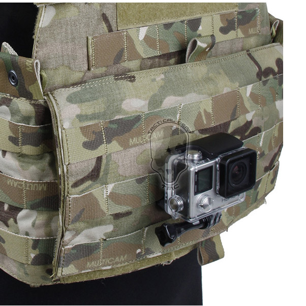 New MOLLE special gopro fixed seat Tactical vest connection gopro hanging buckle base bracket accessories