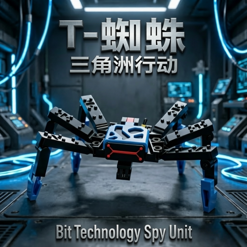Bit Spider T-Zone Delta Action Figure Game Peripheral 3D Printed Desktop Decoration Model Toy Gift