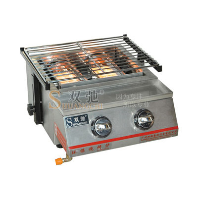 Double SC-J11 gas grill commercial liquefied gas smokeless gas grill gas grill