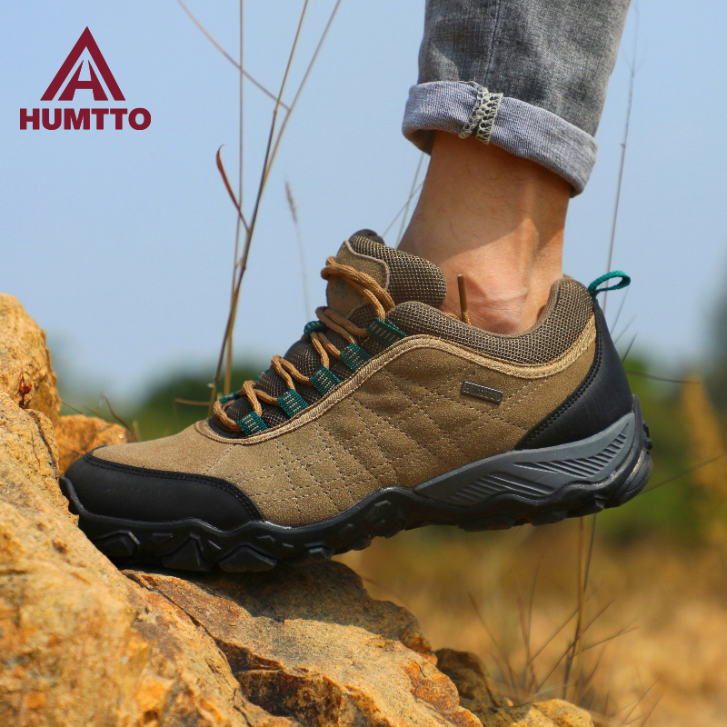 Hantu Hiking Shoes for Men, Hiking and Trekking Shoes for Women, Breathable, Shock-Absorbing, Professional Labor Protection Sports Shoes, Non-Slip, Wear-Resistant Outdoor Shoes for Men