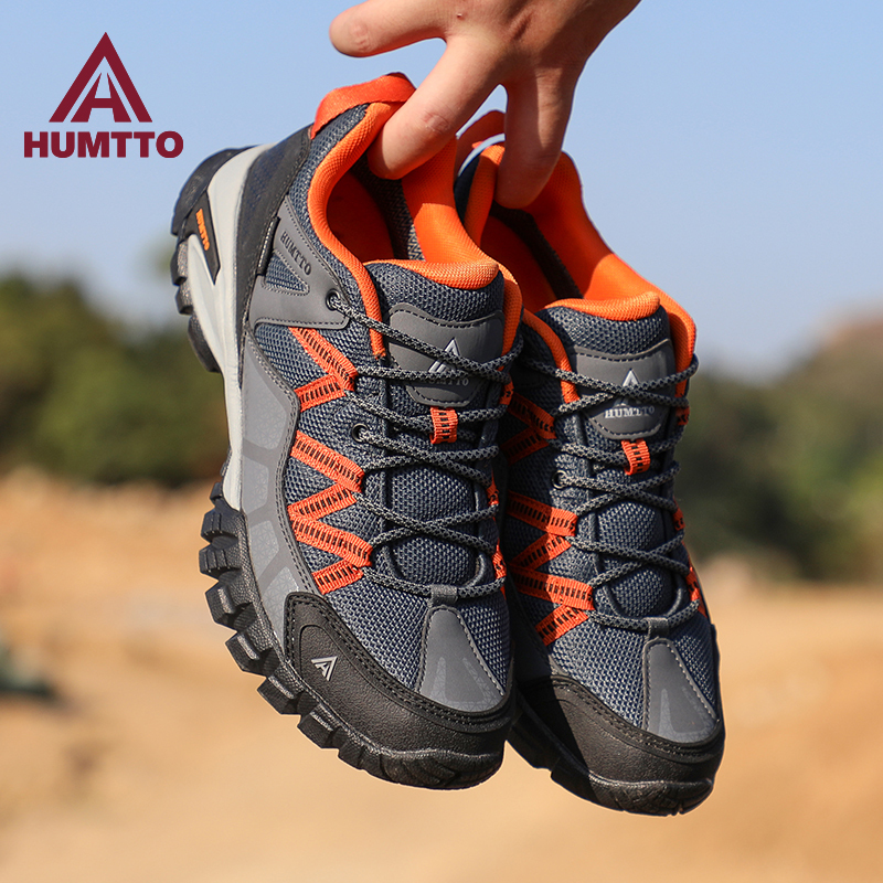 Haitu Outdoor Hiking Shoes for Men, Non-Slip, Wear-Resistant, Cushioning Hiking Shoes for Women, Lightweight, Breathable, Sports and Leisure Shoes, Hiking Shoes