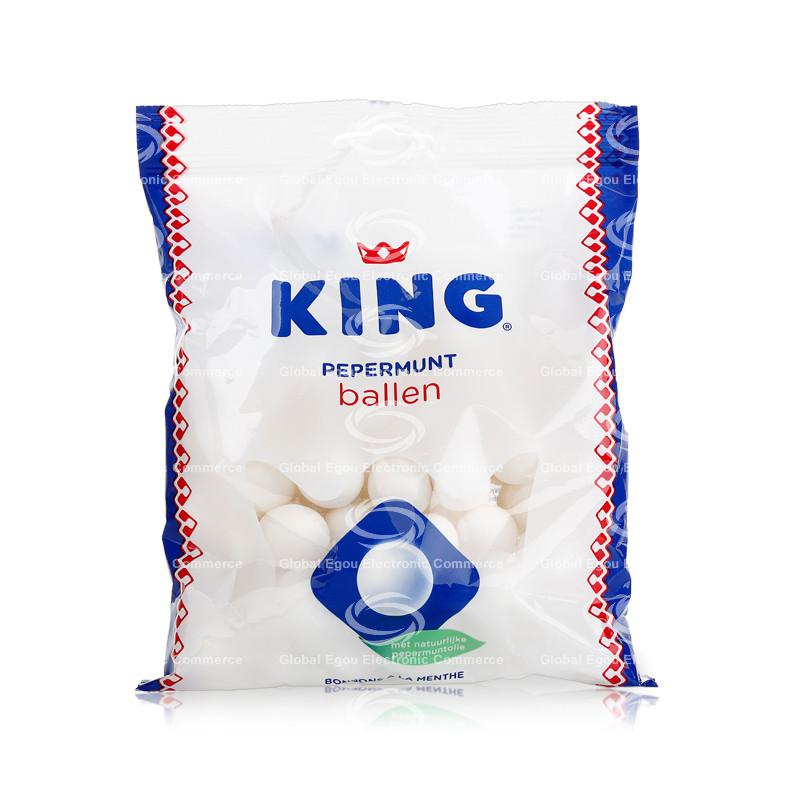 【荷兰直邮】荷兰king胡椒薄荷球状糖(袋装) 250g