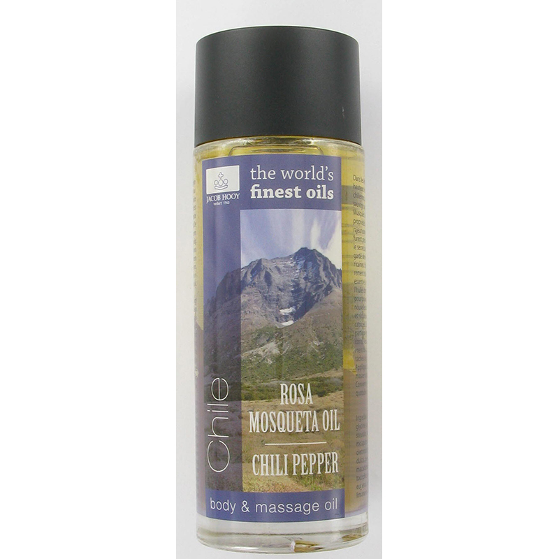 【荷兰直邮】荷兰Jacob Hooy雅歌布玫瑰红辣椒护肤油100ml