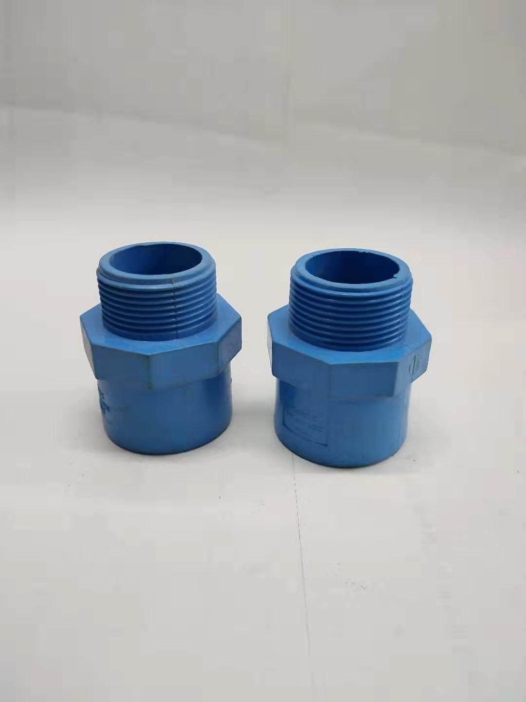 PVR external thread joint directly connected to 40/20 valve joint, external thread directly connected to PVC elbow directly connected to air pipeline accessories