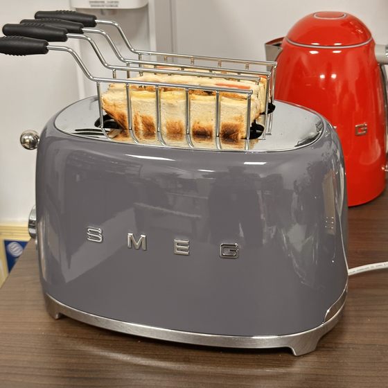 SMEG 빵 기계 먼지 커버 그릴 샌드위치 클램프 TSF01 토스터 Smeg 액세서리에 적합