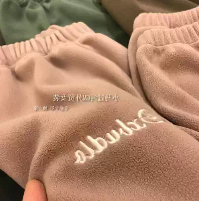 Cooperative factory shipments~Conscience recommends double-sided thickened leg bloomers for women to wear casual pants outside home autumn and winter