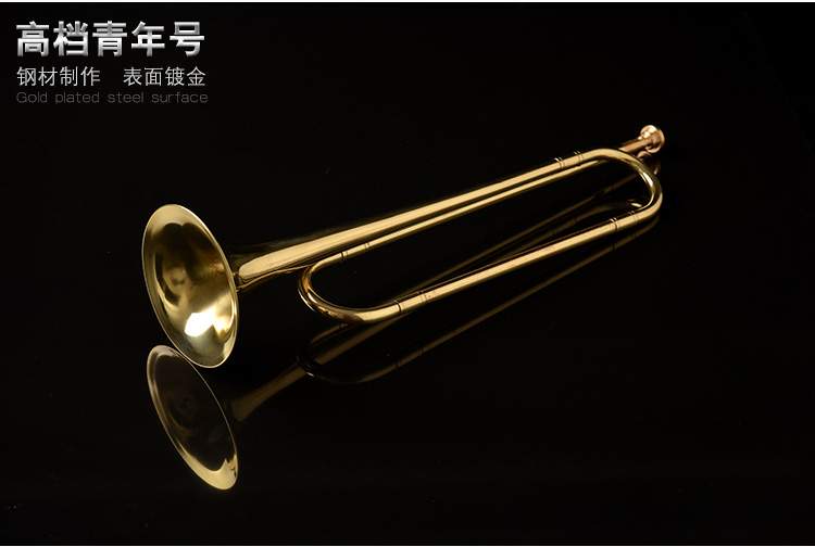 Thanh niên nóng Số Sinh viên Thiếu niên Tiền phong Đội trống Dụng cụ nhỏ Đồng thau Sơn Vàng B Ổ cắm phẳng - Nhạc cụ phương Tây trống da