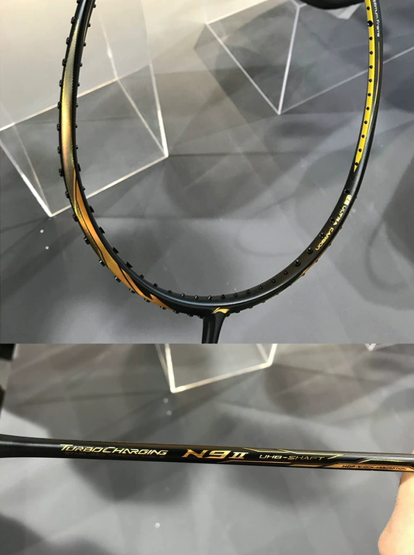 Chính hãng Li Ning vợt cầu lông duy nhất n90 bốn thế hệ ba thế hệ carbon đầy đủ lindane siêu nhẹ đào tạo tấn công khuyến mãi lưới đánh cầu lông