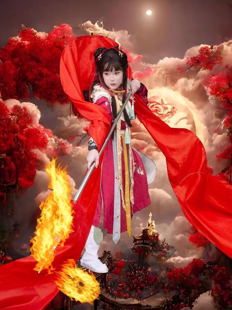 New arrival adult version of nezha nao hai: the devil boy cosplay