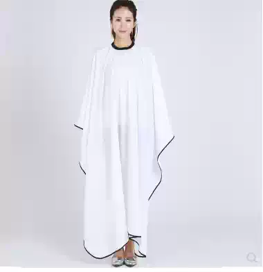 Summer adult waterproof hair cutting apron breathable hair salon household hair cutting apron non-stick hair anti-static