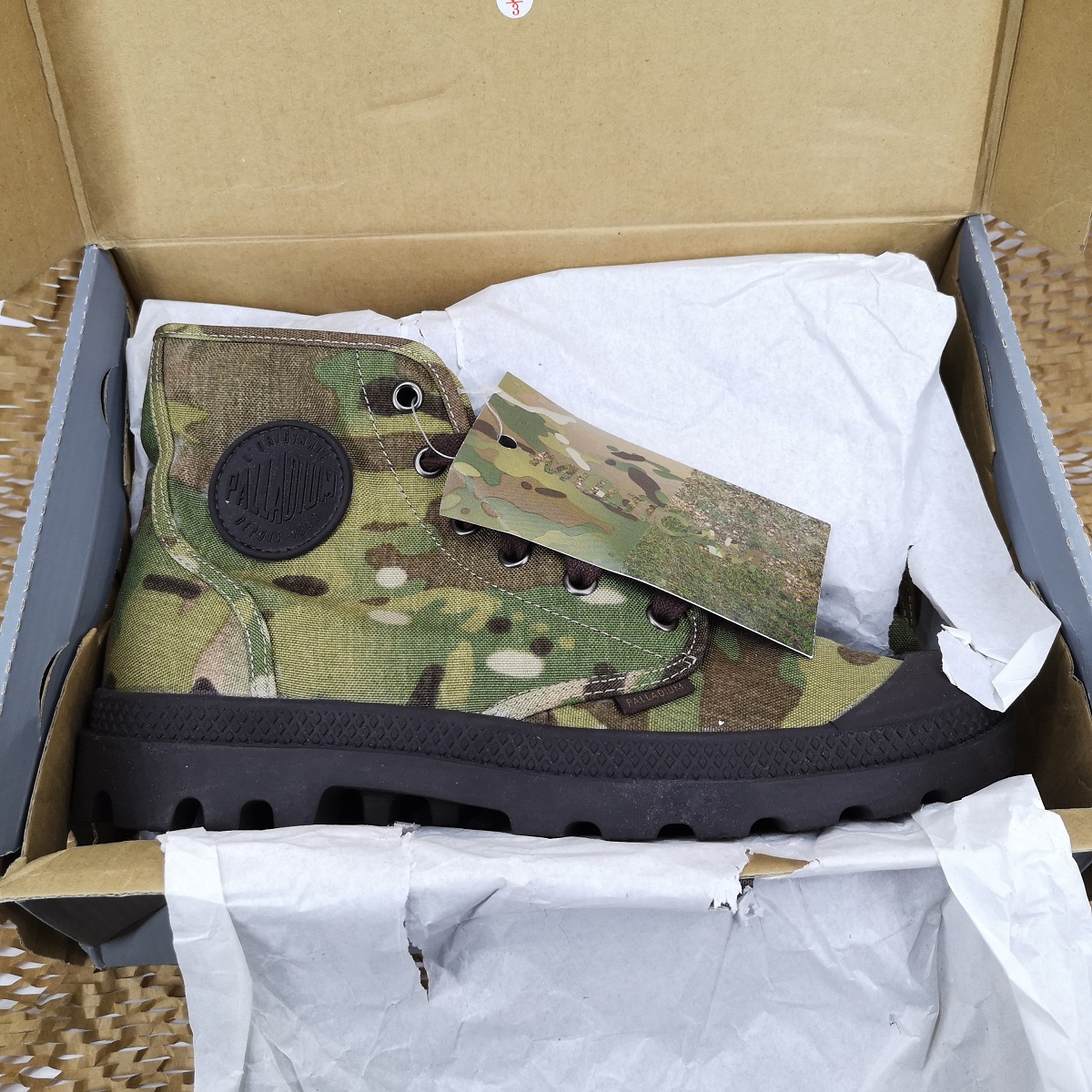 (spot) PALLAdium Palatine Pampa Hi Multicam Canvas Shoes Light Weight Trend Shoes