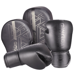Boxing Gloves for Adults, Professional Training Equipment for Sanda and Martial Arts, Hand and Foot Targets, Wear-Resistant, Dirt-Resistant Gloves for Men and Women, Punching Bags