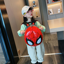 PVC New Pint Cartoon Cartoon Cartoon Character Flashy Spider-Man Pop Mini Boy Campus Ultralight Backpack Woman