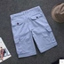 51SHOP Saber Giải phóng mặt bằng Quần áo bảo hộ nam Kích thước lớn Quần short năm điểm giản dị 141001