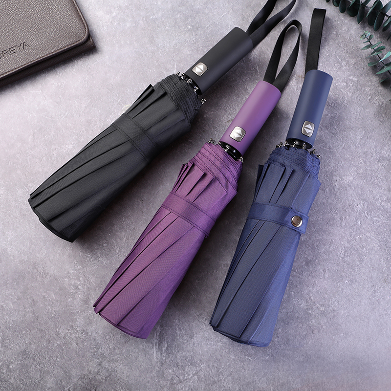 Automatic Umbrella for Men and Women, Foldable Sun Umbrella, Enlarged and Reinforced, Dual-Use for Sun and Rain, Sun Protection, Uv Protection, Thickened Sunshade Umbrella