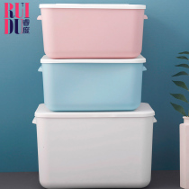 Storage box storage box storage household plastic storage box bottom snack storage box toy storage basket clothing box