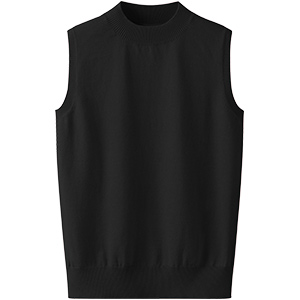 Amy Love College Wind vest Nữ dệt kim Mùa thu Mới Slim Cổ tròn Bên ngoài Áo len Không tay Áo len Vest áo khoác vest nữ