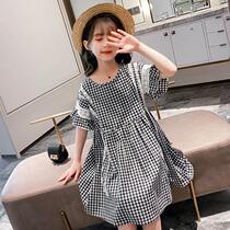 Girl Dress Dress Summer Dress 2021 New Children Dress Foreign Air Suit Dress Summer 12-year-old girl Girl Skirt
