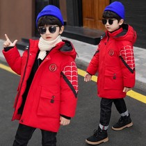 Boys  winter cotton jacket jacket 5 to 6 5 7 6 8 7 10 8 11 9 12 Ten 13-year-old boy Medium and large childrens quilted jacket