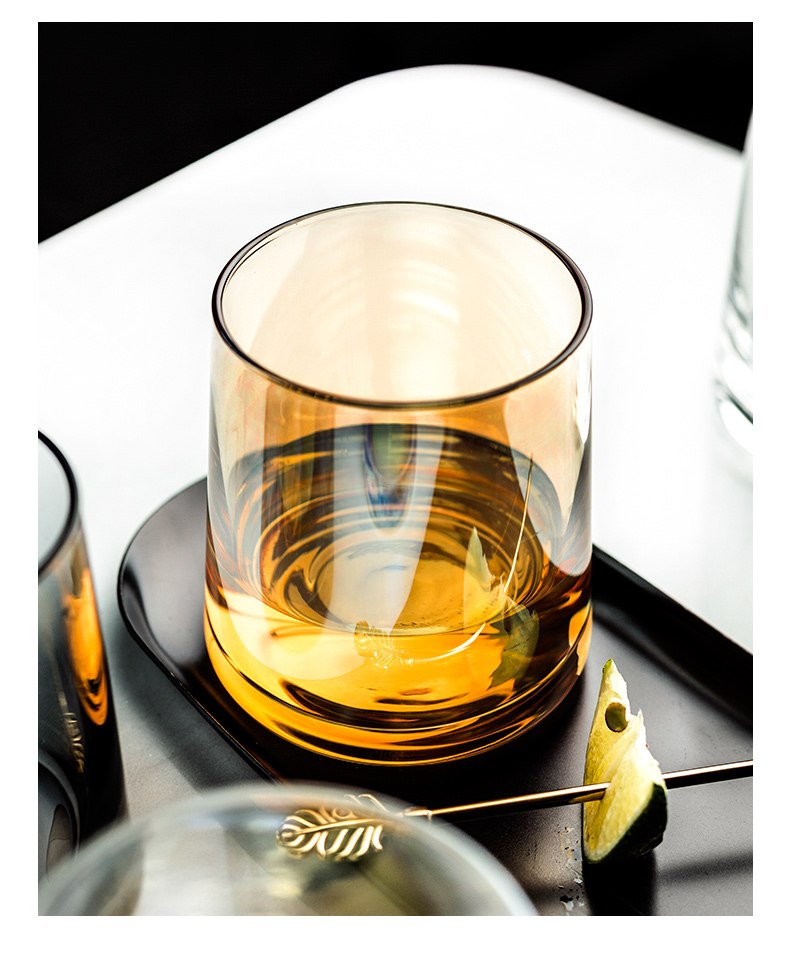 Porcelain color glass glass transparent of the see that ins Nordic household cold ultimately responds juice ultimately responds a cup of milk coffee cup