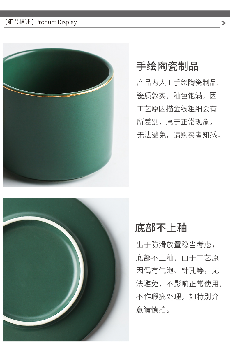 Porcelain color beautiful small European - style key-2 luxury see colour ceramic coffee cups and saucers suit creative contracted afternoon tea coffee equipment