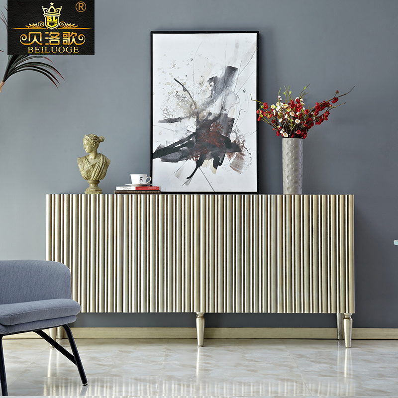 Belo Songs American Made Old Neoclassical Xuan Cabinet Engraving Postmodern Introductory Partition Shoes Cabinet Like Board Room Dining Cabinet