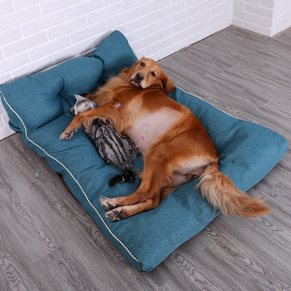 Kennel four seasons universal winter large dog Golden Retriever dog winter warm sleeping mat dog mat pet dog bed