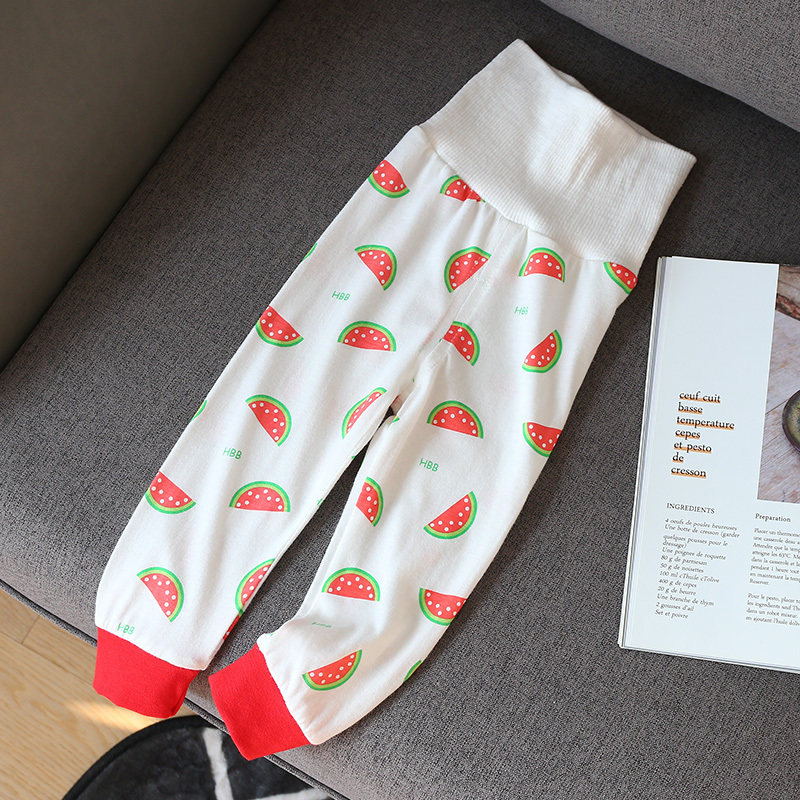 Belly Care Pants Baby Pure Cotton Sleeping Pants Spring Autumn Open Crotch Baby High Waist Belly Protection Navel Pants Summer Thin-Taobao