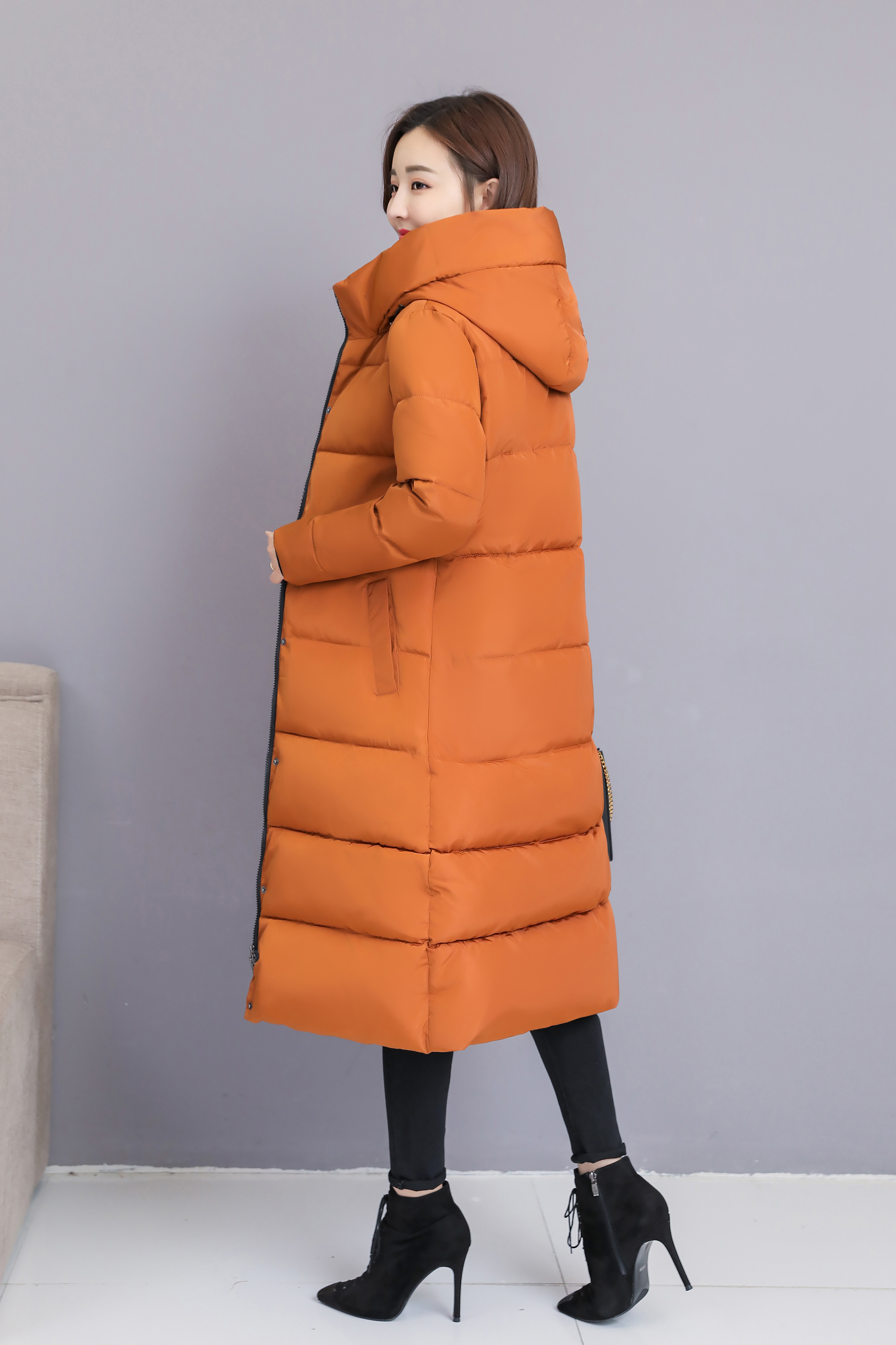 Áo khoác cotton mới 2018 dày dành cho nữ áo phao burberry nữ