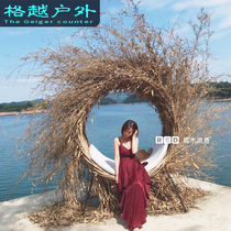 Bali Nets Red Bird Nest Autumn Thousands Scenic wedding dress Props Creativity Hanging Love Bed Outdoor Folk Bird Nest