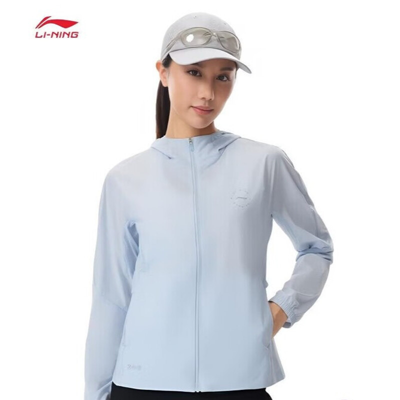 Li Ning Sun Protection Sports Windbreaker for Women 2026 Summer New Style Three-Dimensional Cutting Versatile Fashion Jacket Afdw456