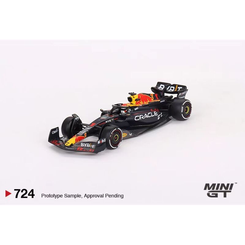 Brand New in Stock Minigt 724 Verstappen 1:64 Red Bull Racing Rb19 Alloy Car Model