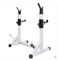 Adjustable barbell rack Home Easy bracket Deep squatting frame Horizontal Pushframe Conjoined Shelf Weightlifting Rack Male And Female Deep Squatting