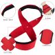 8-Figure 8-Figure Power-Assisted Belt Fitness Wristband Men's Squat Deadlift Non-Slip Training Gloves Grip Belt Powerlifting and Borrowing Force