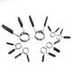 Dumbbell Fixed Clip Barbell Bar Spring Clip Small Hole 2.5cm Clip Head Spring Clip Large Hole 5.0 Quick 25mm