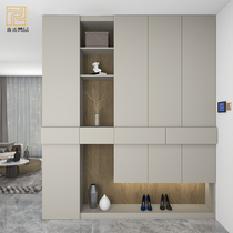 Muhe Fanpin shoe cabinet custom modern simple overall large-capacity entrance cabinet one whole house custom furniture